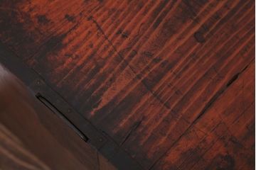 アンティーク家具　古民具・骨董　大正期　前面欅材!古い木製の時代箪笥ローボード