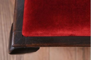 アンティーク家具　イギリスアンティーク　オーク材の優雅なチェア(椅子)