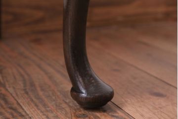 アンティーク家具　イギリスアンティーク　オーク材の優雅なチェア(椅子)