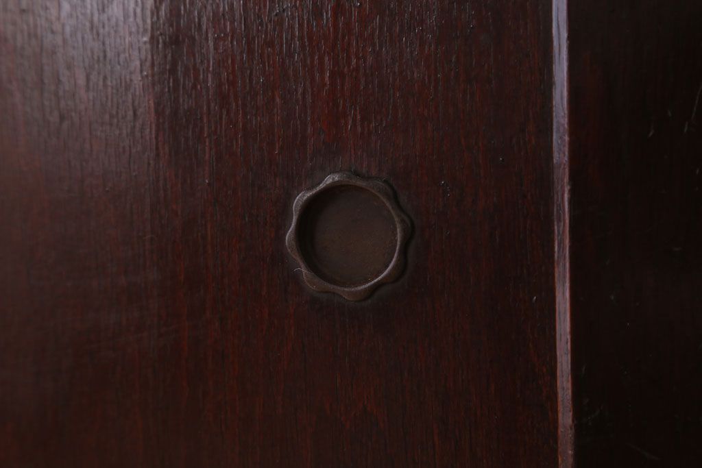 レトロ家具　昭和レトロ　角脚付きのシンプルなローボード