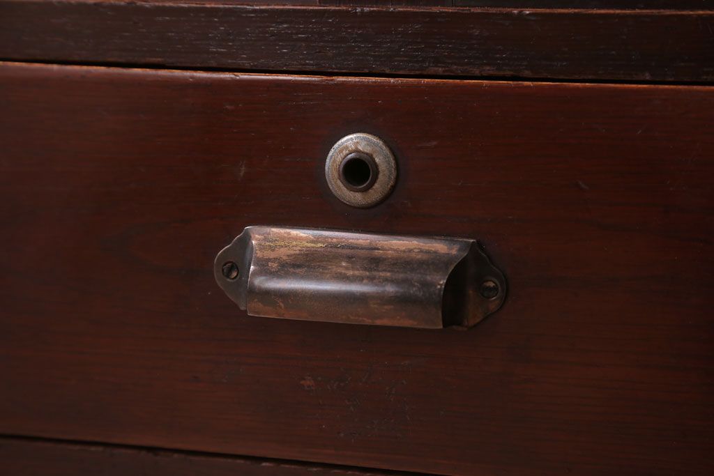 レトロ家具　昭和レトロ　角脚付きのシンプルなローボード