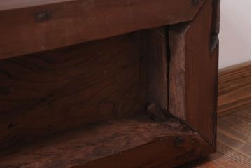 アンティーク家具　古民具・骨董　古い木製のアンティーク飾り台