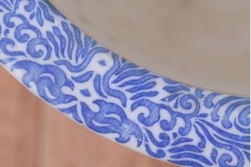 アンティーク雑貨　アンティーク　大正〜昭和初期　印判植木鉢