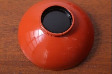 アンティーク　大正〜昭和初期　木製沈金蒔絵椀10客(2)