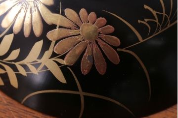 アンティーク雑貨　アンティーク　昭和三年　木製蒔絵椀10客