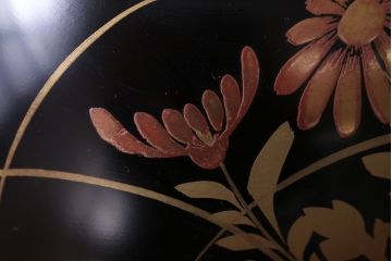 アンティーク雑貨　アンティーク　昭和三年　木製蒔絵椀10客