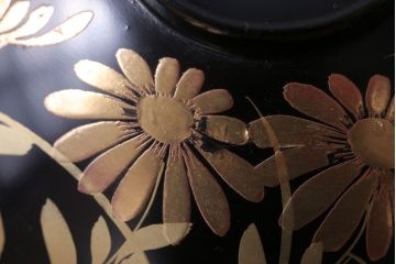 アンティーク雑貨　アンティーク　昭和三年　木製蒔絵椀10客