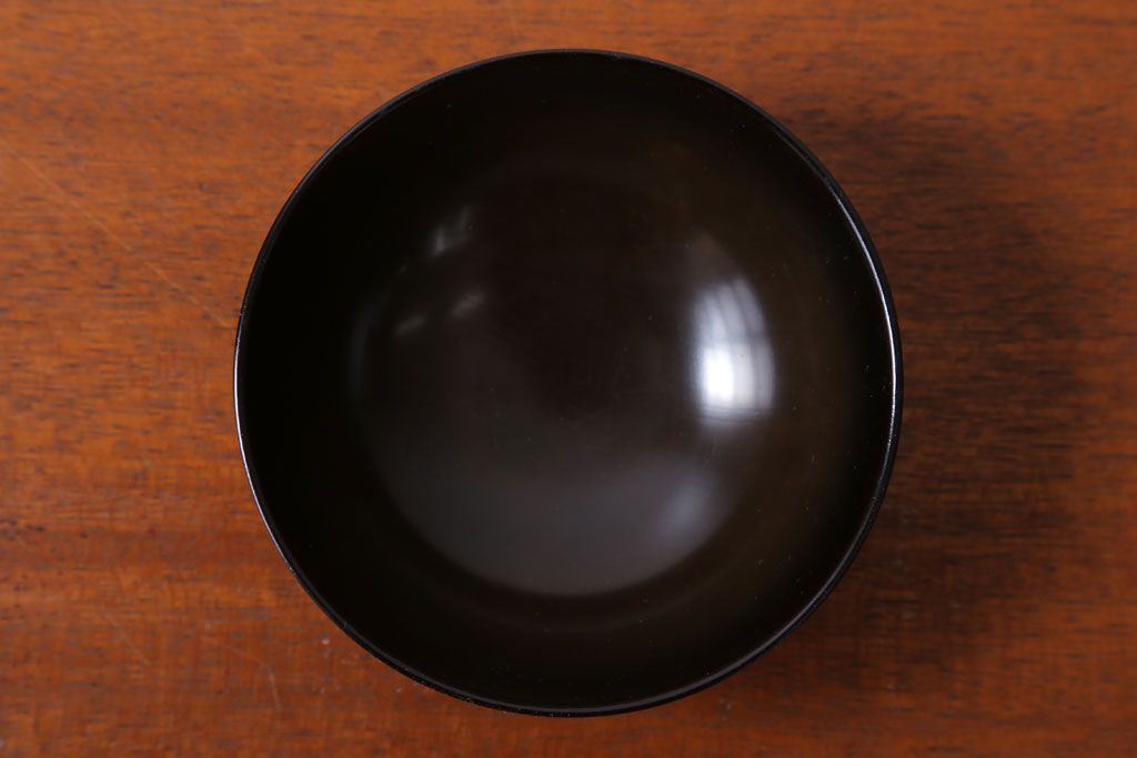 アンティーク雑貨　アンティーク　昭和三年　木製蒔絵椀10客