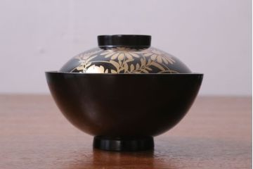 アンティーク雑貨　アンティーク　昭和三年　木製蒔絵椀10客