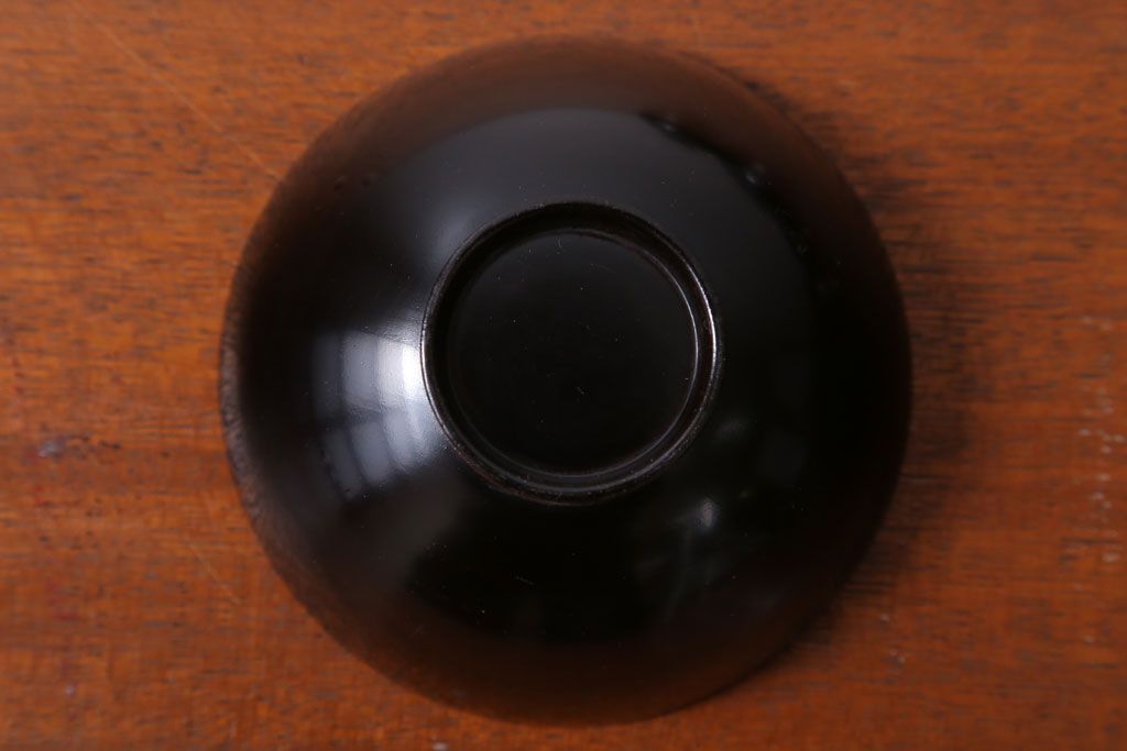 アンティーク雑貨　アンティーク　昭和三年　木製蒔絵椀10客