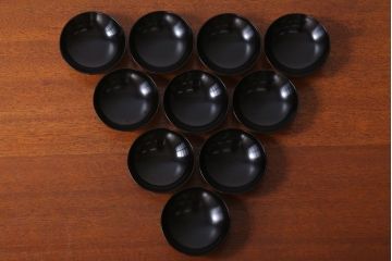 アンティーク雑貨　アンティーク　昭和三年　木製蒔絵椀10客