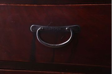 アンティーク家具　古民具・骨董　明治〜大正期　前面欅材!古い木製の重ね衣装箪笥