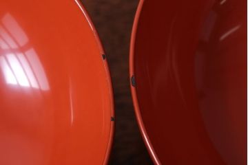 アンティーク 昭和三年　木製沈金蒔絵椀10客