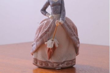 アンティーク雑貨　リヤドロ(LLADRO) EVITA(エビータ)　傘と少女