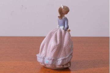 アンティーク雑貨　リヤドロ(LLADRO) EVITA(エビータ)　傘と少女