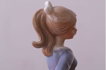 アンティーク雑貨　リヤドロ(LLADRO) EVITA(エビータ)　傘と少女