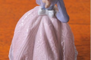 アンティーク雑貨　リヤドロ(LLADRO) EVITA(エビータ)　傘と少女