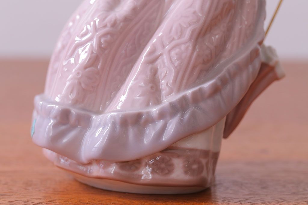 アンティーク雑貨　リヤドロ(LLADRO) EVITA(エビータ)　傘と少女