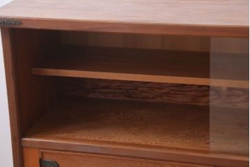 民芸家具　高級品!屋久杉材のサイドボード(飾り棚)