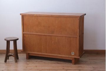 民芸家具　高級品!屋久杉材のサイドボード(飾り棚)