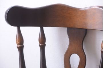 中古　飛騨産業　キツツキマーク　スティックバックチェア(1)