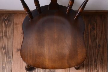 中古　飛騨産業　キツツキマーク　スティックバックチェア(1)