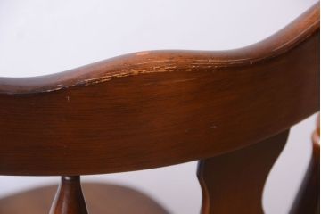 中古　飛騨産業　キツツキマーク　スティックバックチェア(1)