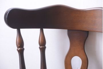 中古　飛騨産業　キツツキマーク　スティックバックチェア(2)