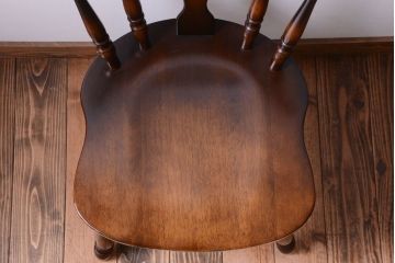 中古　飛騨産業　キツツキマーク　スティックバックチェア(2)