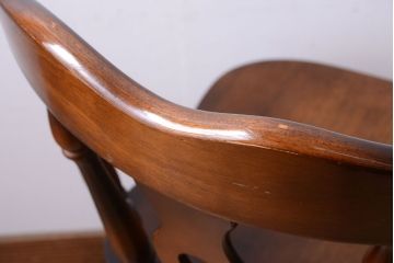 中古　飛騨産業　キツツキマーク　スティックバックチェア(2)
