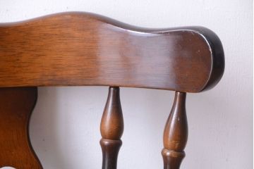 中古　飛騨産業　キツツキマーク　スティックバックチェア(3)