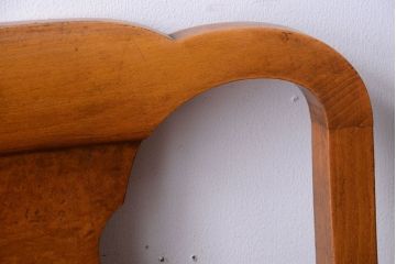 アンティーク家具　イギリスアンティーク　シンプルな木製チェア(1)