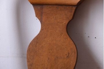 アンティーク家具　イギリスアンティーク　シンプルな木製チェア(1)