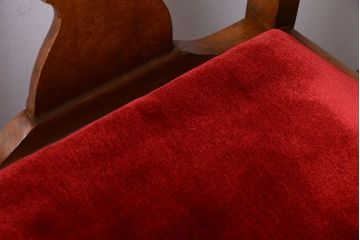 アンティーク家具　イギリスアンティーク　シンプルな木製チェア(1)