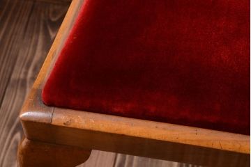 アンティーク家具　イギリスアンティーク　シンプルな木製チェア(1)