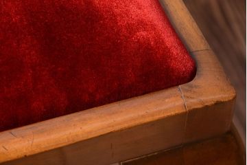 アンティーク家具　イギリスアンティーク　シンプルな木製チェア(1)