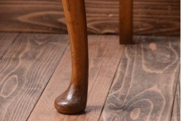 アンティーク家具　イギリスアンティーク　シンプルな木製チェア(1)