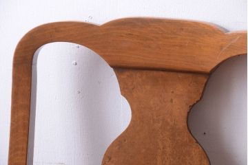 アンティーク家具　イギリスアンティーク　シンプルな木製チェア(2)