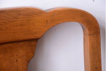 アンティーク家具　イギリスアンティーク　シンプルな木製チェア(2)