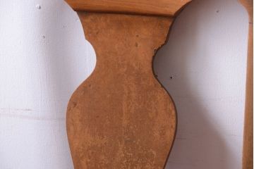 アンティーク家具　イギリスアンティーク　シンプルな木製チェア(2)