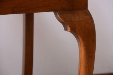 アンティーク家具　イギリスアンティーク　シンプルな木製チェア(2)