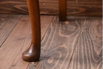 アンティーク家具　イギリスアンティーク　シンプルな木製チェア(2)