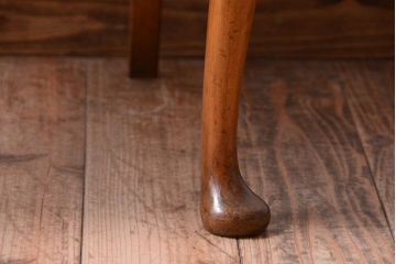 アンティーク家具　イギリスアンティーク　シンプルな木製チェア(2)