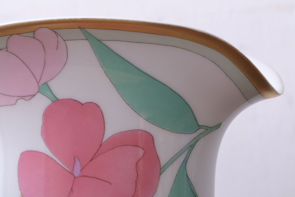 アンティーク雑貨　ビンテージ　ドイツ　LEONARD(レオナール)　花瓶(フラワーベース)