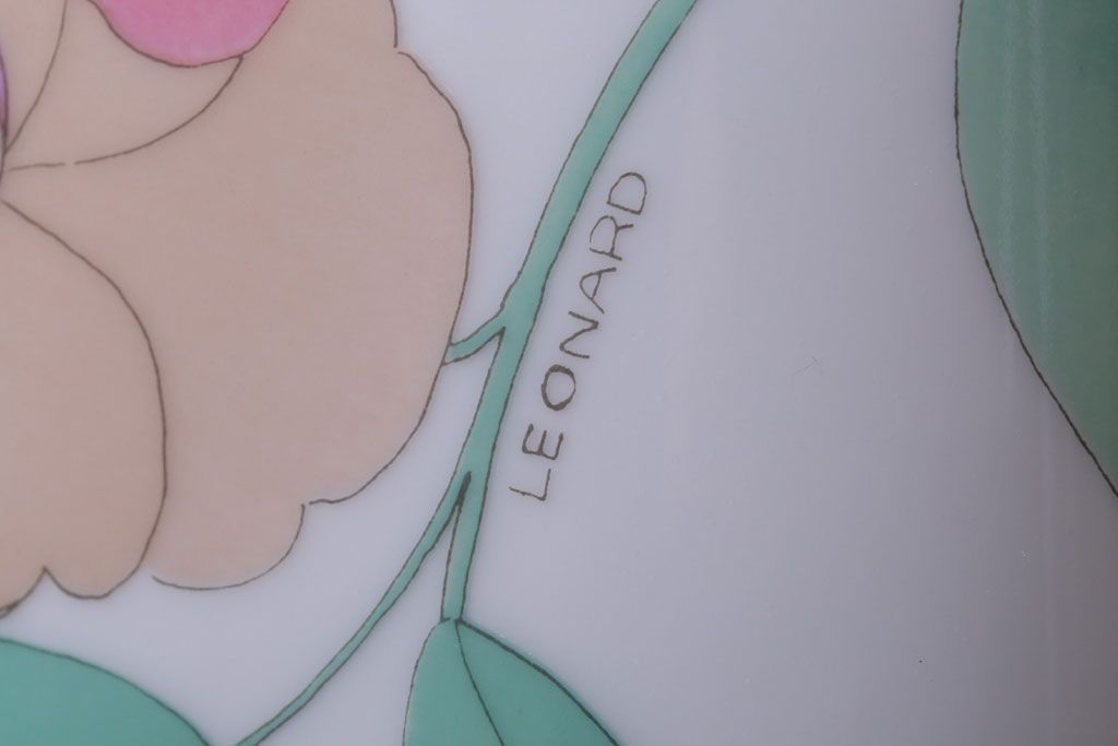 アンティーク雑貨　ビンテージ　ドイツ　LEONARD(レオナール)　花瓶(フラワーベース)