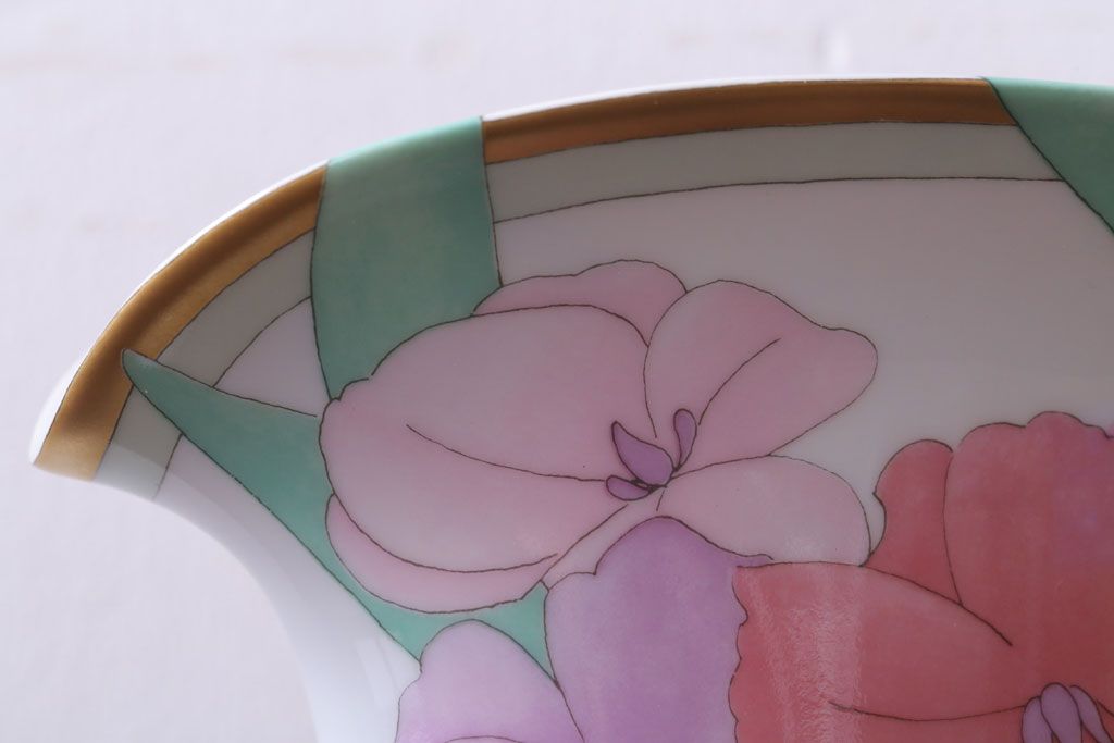 アンティーク雑貨　ビンテージ　ドイツ　LEONARD(レオナール)　花瓶(フラワーベース)