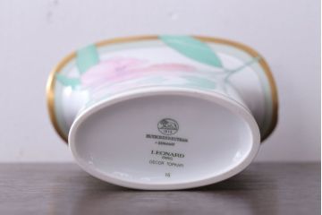 アンティーク雑貨　ビンテージ　ドイツ　LEONARD(レオナール)　花瓶(フラワーベース)