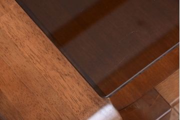 ヴィンテージ家具　maruni(マル二木工)　ビンテージ品　ガラス天板座卓(センターテーブル)