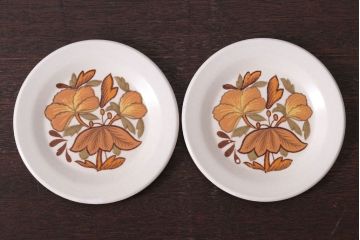 アンティーク雑貨　イギリスビンテージ　Palissy(パリシー)　kismet(キスメット)シリーズ　平皿2枚セット(1)(洋食器)