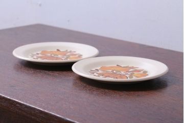 アンティーク雑貨　イギリスビンテージ　Palissy(パリシー)　kismet(キスメット)シリーズ　平皿2枚セット(1)(洋食器)